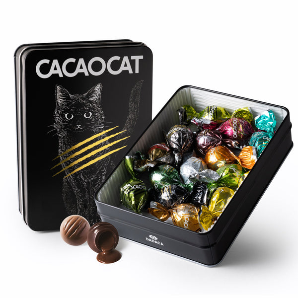 CACAOCAT缶 14個入り BLACK